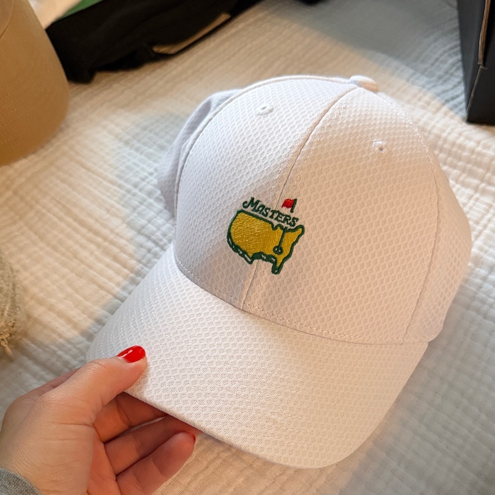 Masters White Golf Cap